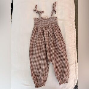 Rylee & Cru Gingham Romper